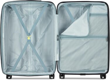 Валіза для подорожей DELSEY Paris Meteor Graphite L, великий XL тролей XL (50x32x78 см), розширювана, полікарбонат