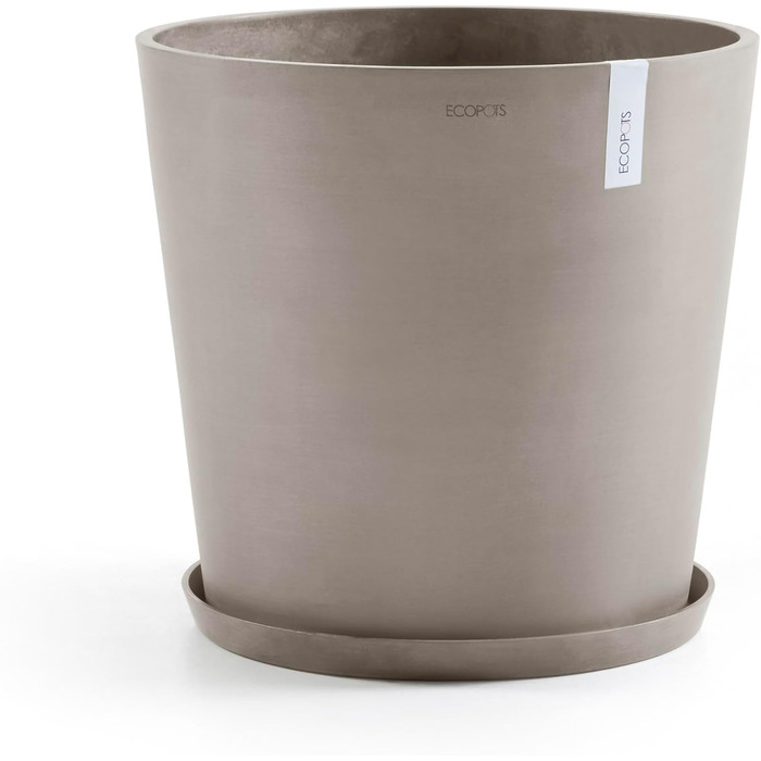 Еко-горщик Ecopots Gross Taupe: великий квітковий горщик 50x50x44.3 см