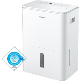 Осушувач повітря COMFEE Easy Dry 16 л/день з іонізатором, 4 режими, резервуар 3 л, для кімнат до 32 м², функція сушки білизни, підключення зволожувача, swing-функція