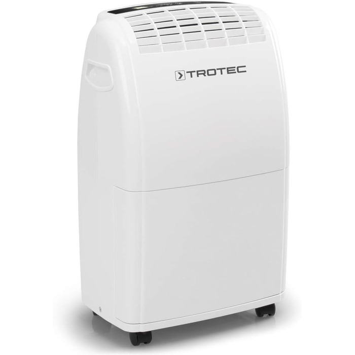 Електричний осушувач повітря Trotec TTK 75 E – продуктивність 20 л/день – площа 45 м² / 110 м³ – автоматичне вимкнення
