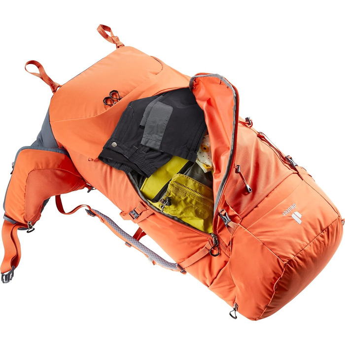 Жіночий трекінговий рюкзак Deuter Aircontact Core 65+10 SL, паприка-графіт, 65+10 л