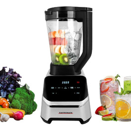 GASTROBACK Професійний Standmixer 2000 Вт з Tritan-чашею 2л, 40 000 об/хв, 7 програм (суп, смузі, крижаний дрібень), професійний міксер, блендер, кухонний комбайн