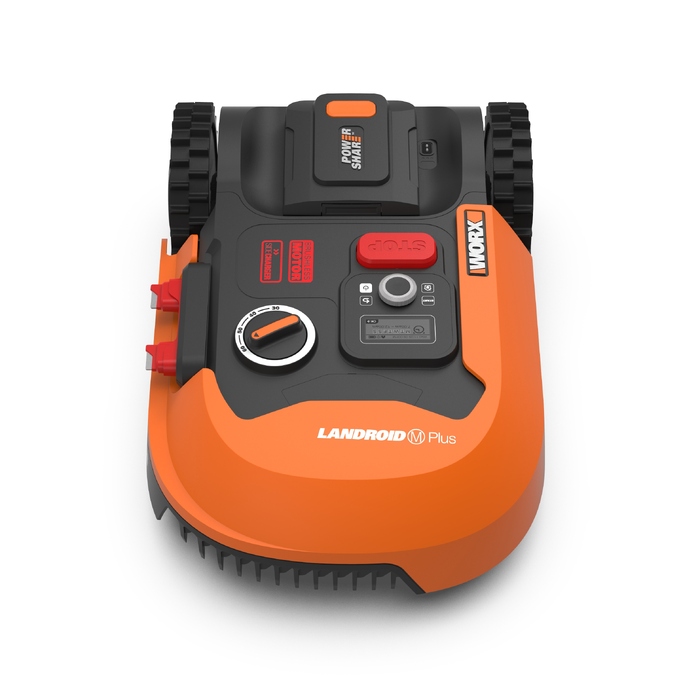 Робот-газонокосарка WORX Landroid M700 Plus WR167E (4Ah, 20V) для площ до 700 м², до 160 хв роботи