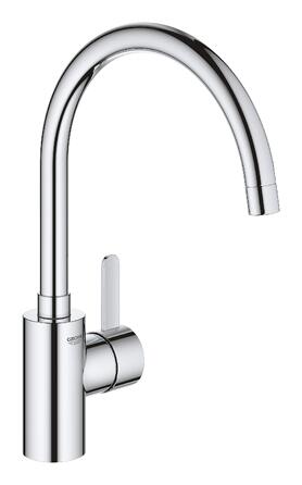 Змішувач кухонний GROHE Eurosmart Cosmopolitan одноричажний, поворотний (150°), економний (5,7 л/хв), хромований - 3284320E