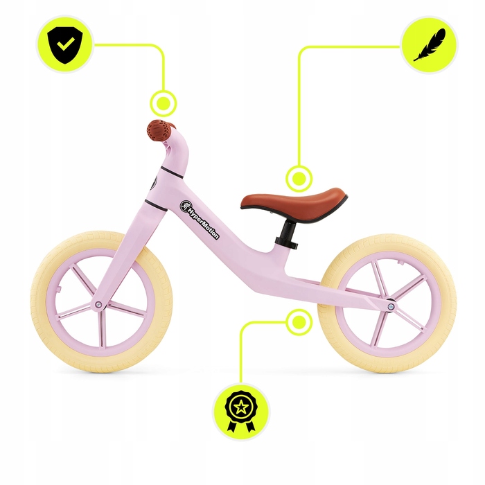 Бігове велосипед HyperMotion Marcelo Pink 12