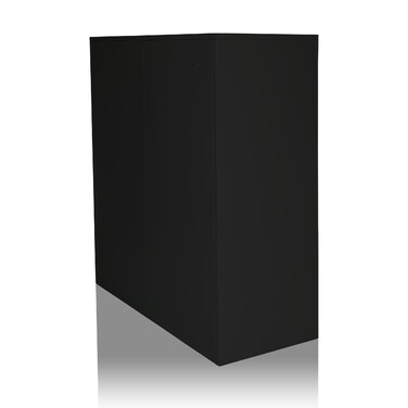 Шафа для документів COLOR AS, 105 x 90 x 40 см, металева, чорна, hjh OFFICE