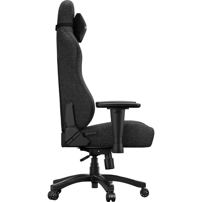 Крісло геймерське ігрове Anda Seat Phantom 4 L до 90 кг Black Fabric (AD18YSD-72-B-F-B01)