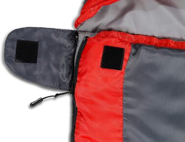 Спальний мішок MOUNTREX ультралегкий та компактний 850г, літній, мумія 205x75см, для підлітків і дорослих, з бонусною подушкою, для туризму та кемпінгу