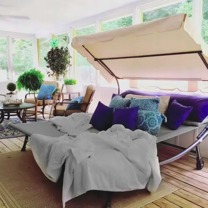 Лежанка для тварин ModernHome, сталевий сірий