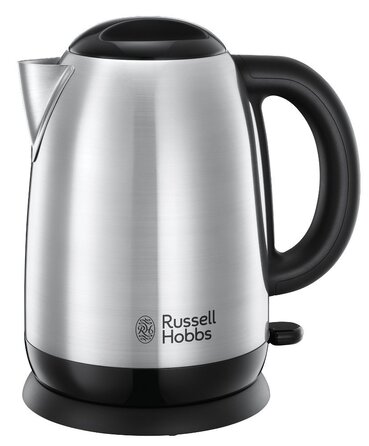 Тостер Russell Hobbs Adventure нержавіюча сталь на 2 тости, з підставкою для булочок, 6 режимів, розморожування, підігрів, Lift & Look, 850 Вт 24080-56 + Чайник електричний 1,7 л