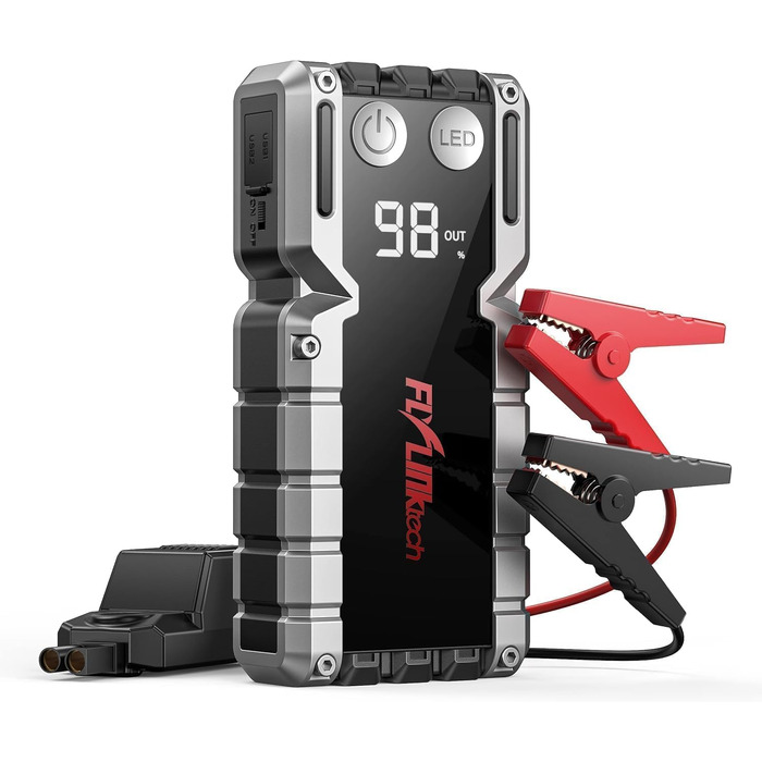 Бустер для автомобіля FLYLINKTECH 7000A — Пусковий пристрій (Powerbank) для 12V авто