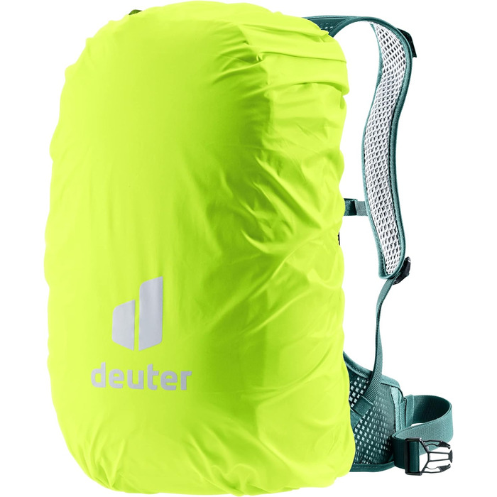 Велосипедний рюкзак Deuter Race Air 14+3 л, коричнево-синій, вентиляція спини