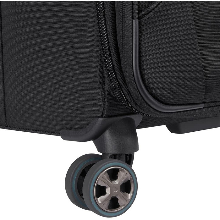 Велика м’яка валіза DELSEY PARIS Helium DLX, розширювана, 115 л, 77×49×33 см, чорна