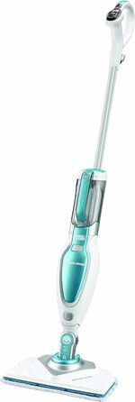 Парова швабра Black+Decker FSM1630 Deluxe для миття підлоги, 1600 Вт, знімна основа 180°, мікрофібра, для твердих покриттів