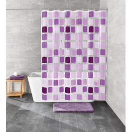 Шторка для душу Kleine Wolke Sonny 180x200 см фіолетова