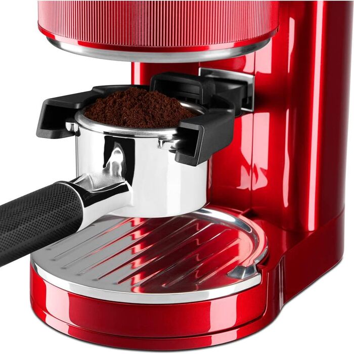 Кавомолка KitchenAid Artisan, червона «Любовне яблуко», електрична, модель KI5KCG8433