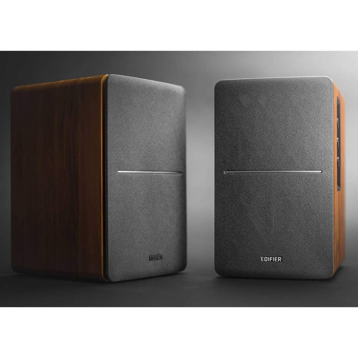 Акустична система Edifier Studio R1280DB 2.0 Bluetooth, активні полочні колонки (42 Вт) з ІК-пультом керування, цифрові входи, колір: дерево