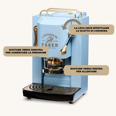 Кавомашина Faber Pro Deluxe з міді та вафельниці з Ese паперу 44 мм