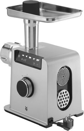 Електрична м’ясорубка WMF Profi Plus 2200Вт з насадками для ковбас, кеббе та печива, 3 диски, реверс