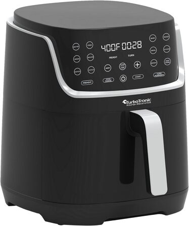 Цифрова аерофритюрниця XL 8 л AF13D, 13 програм, без масла, 80-200°C, чорна