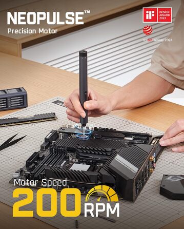 Набір викруток Fanttik E1 Max Mini 50-в-1 з магнітним прецизійним наконечником, 2 режими крутного моменту, для ремонту iPhone, ноутбуків, окулярів, годинників (сірий)