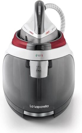 Праска з парогенератором Polti Vaporella XM82C, червона, 7 бар, безлімітний резервуар