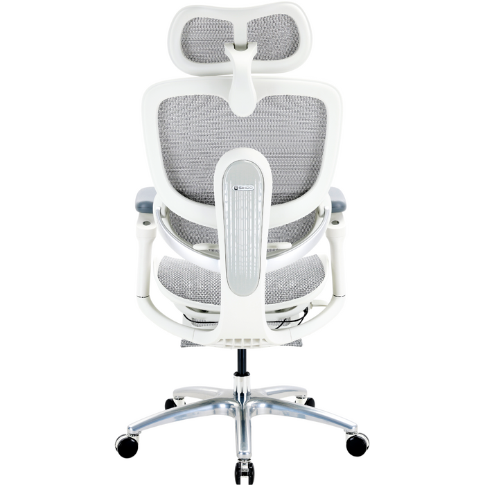 Крісло офісне Sihoo C300 LITE V2 White з підставкою для ніг