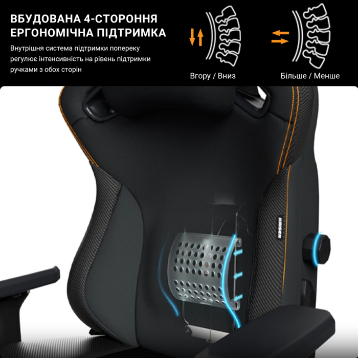 Крісло ігрове Anda Seat Kaiser 3 Green Size XL