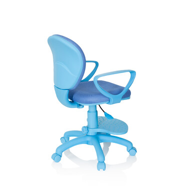Дитячий стілець / дитячий письмовий стілець KID COLOUR тканина синій hjh OFFICE