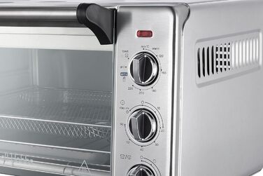 Мультифурна Russell Hobbs Airfryer Express 20л (5-в-1: фритюрниця, міні-піч, гриль, тостер, підігрів) з фритюрним кошиком, дека та решіткою для грилю