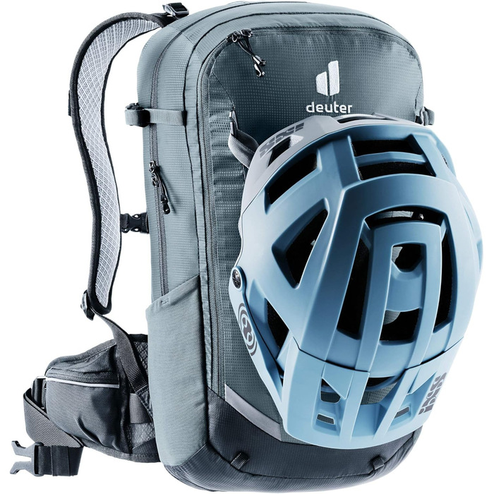 Рюкзак Deuter Flyt 20 з протектором для велосипедистів, графітово-чорний, 20 л, довгий