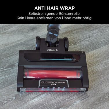 Акумуляторний пилосос Shark Stratos IZ400EU, PowerFins Plus, 60 хв роботи, Anti-Hair-Wrap, CleanSense IQ, насадки для щілин та різних поверхонь, колір рожеве золото/антрацит