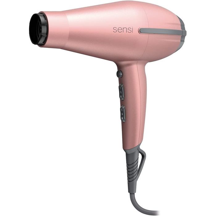 Фен професійний Gama Italy Tempo 5D Sensi 2200 Вт - 5D Ultra Ozone Ion Protect, Рожевий