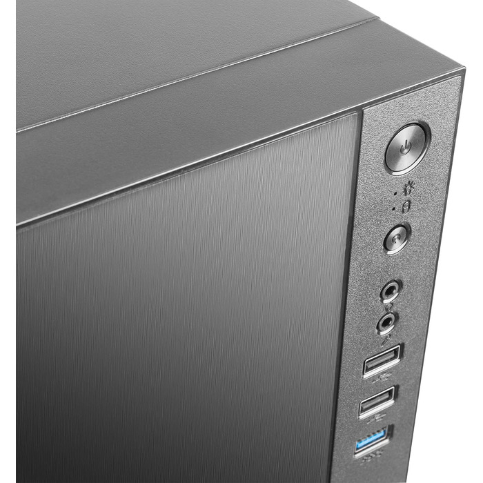 Корпус для ПК Tacens Anima ACX500 Micro ATX з блоком живлення 500Вт, 12 см вентилятор, USB 3.0, чорний, компактний