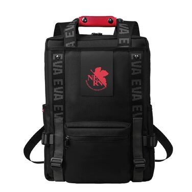 Рюкзак FIREFIRST x RADIO EVA Evangelion з символічним тегом, чорний (28x41x14 см)