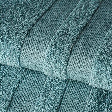 Набір рушників Homewell – м’які та поглинаючі, 100% бавовна, сертифікат Oeko-Tex 100, 2 банних + 4 для рук, бірюзові
