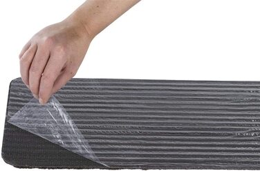 Килимки для сходів Kettelservice-Metzker 15 шт 60x25 см кавово-коричневі