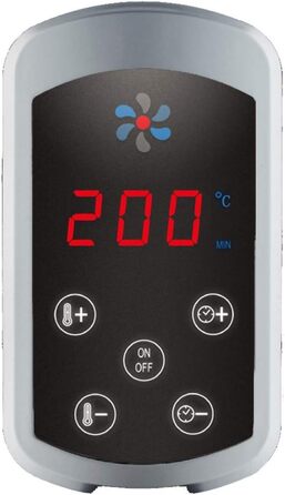 Epiq аерофритюрниця без олії, 3,6 л, 1400 Вт, чорна, електрична повітряна фритюрниця Smart Airfryer