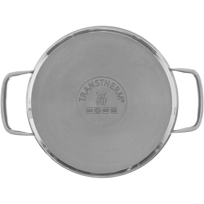 Каструля WMF Compact Cuisine 1,5 л, 16,5 см, з нержавіючої сталі, без кришки, для індукції, полірована, з мірною шкалою, без покриття, для молока та соусів