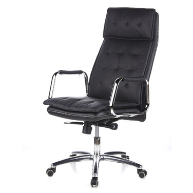 Офісне крісло / Крісло для керівника VILLA 20 Nappa Leather Black hjh OFFICE