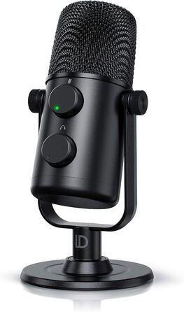 CSL USB мікрофон-конденсатор для ПК з підставкою та поп-фільтром, кардіоїдна спрямованість, настільний мікрофон для геймінгу, стрімінгу, подкастів, Plug & Play