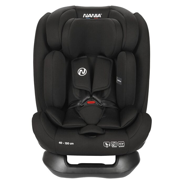 Автокрісло Nania Prato I-Size, 40-150 см, від народження до 12 років, з регульованою підголівником та поперековою підтримкою