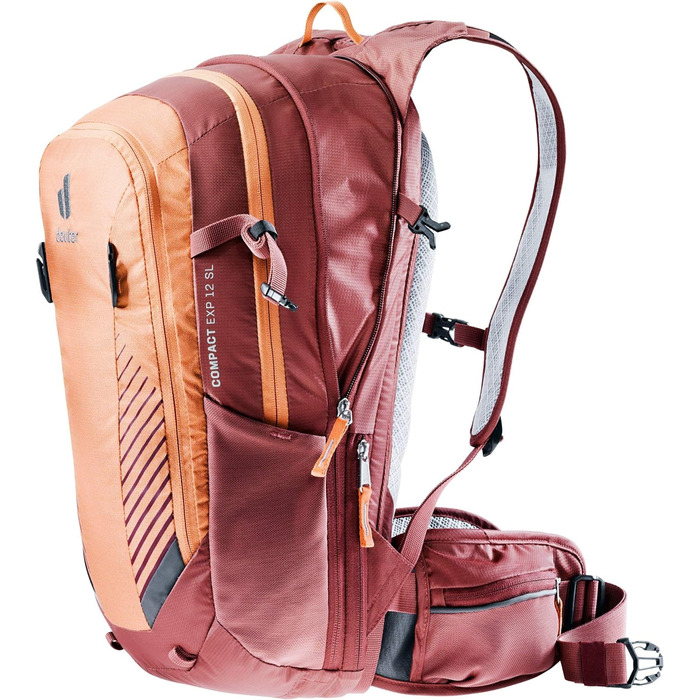 Жіночий велосипедний рюкзак Deuter Compact EXP 12 SL, 12 л, сієнна-червоний, для спорту і подорожей