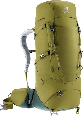 Туристичний рюкзак Deuter Aircontact Core 40+10 л, зелений, модель 2024, для трекінгу