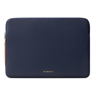 Захисний чохол-папка Comfyable Slim з екошкіри для MacBook Air та MacBook Pro 13/13.3/14 дюймів (M1, M2, M3, M4, M5 2021-2026), синій