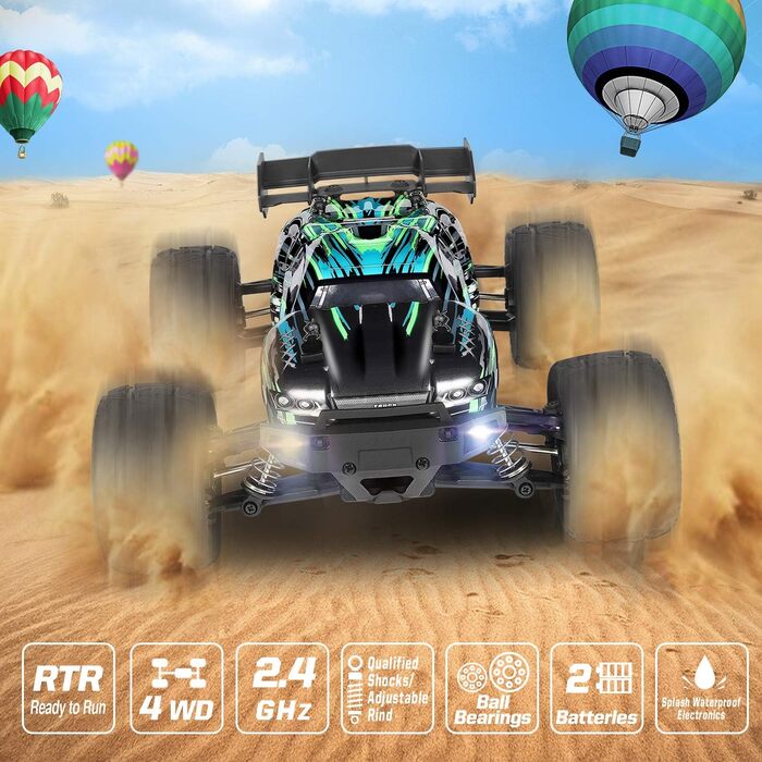 Радіокерований позашляховик HBX 1:18 4WD 36+ км/год Monster Truck RC Truggy Водонепроникний RTR