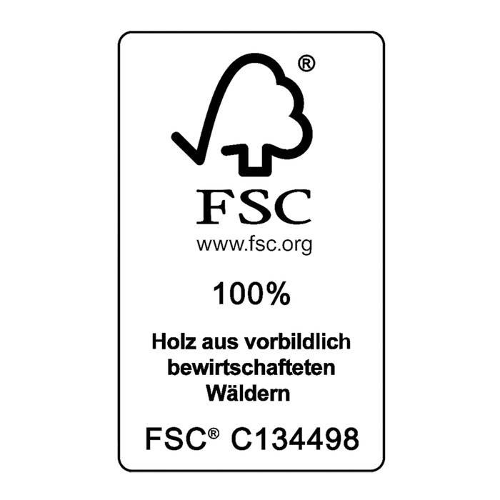 Піднята ліжко з дерева акації FSC-сертифіковано® 68x30x75см