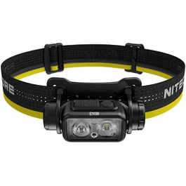 Світлодіодний налобний ліхтар Nitecore NU43, 1400 люмен, USB-C, легкий, червоне та біле світло, 130 м дальність