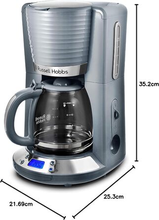 Тостер Russell Hobbs Inspire на 2 тости, нержавіюча сталь - з підставкою для булочок, 6 режимів, розморожування та підігрів