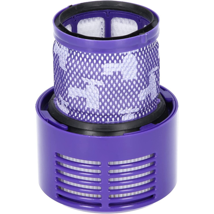 HEPA фільтр McFilter для пилососа Dyson V10 SV12 (набір 4 шт), сумісний з Absolute Extra, Animal, Total Clean, Motorhead, Parquet, Nickel, змінний та багаторазовий, альтернатива 969082-01, миючий фільтр